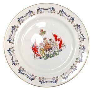 Vintage Aynsley Bone China Plate Centennial of Canadian Confederation 1867-1967